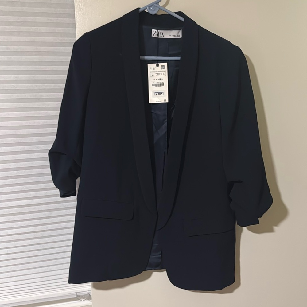Zara Navy Jacket/ blazer